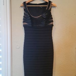 Black evening dress